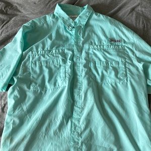 Columbia button down fishing shirt